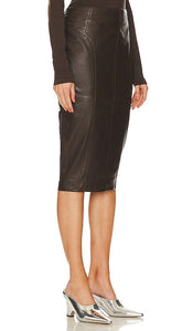 retrofete Mercy Skirt in Chocolate