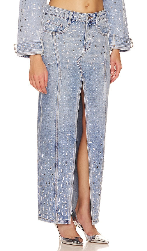 retrofete Palermo Skirt in Blue