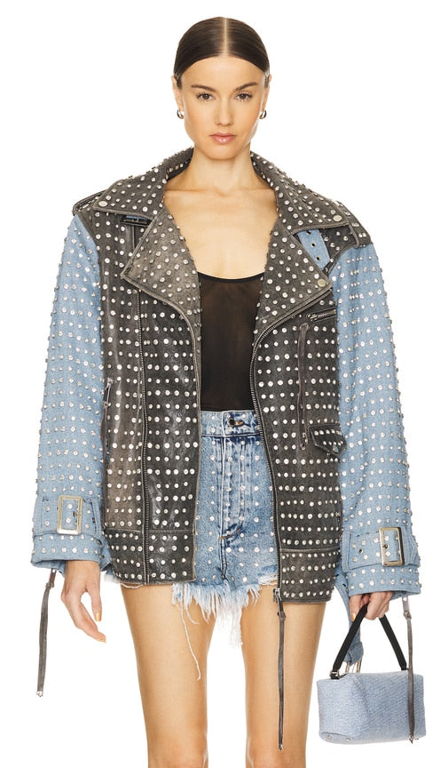 retrofete Rebel Jacket in Blue - veste Rebel rétrofete en bleu - 蓝色 Retrofete Rebel 夹克 - retrofete Rebel Jacke in Blau - Retrofete REBEL 자켓 - Giacca Rebel retrofete in blu