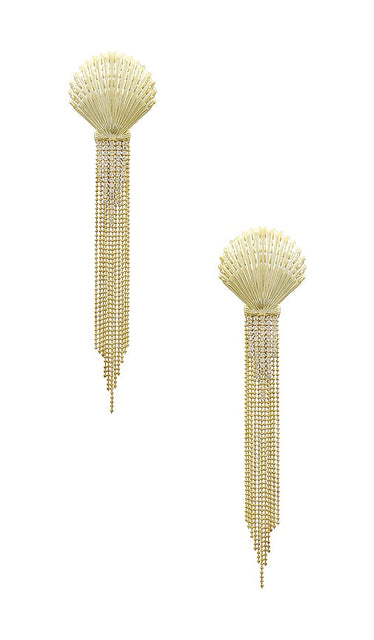 retrofete Shellona Earring in Metallic Gold