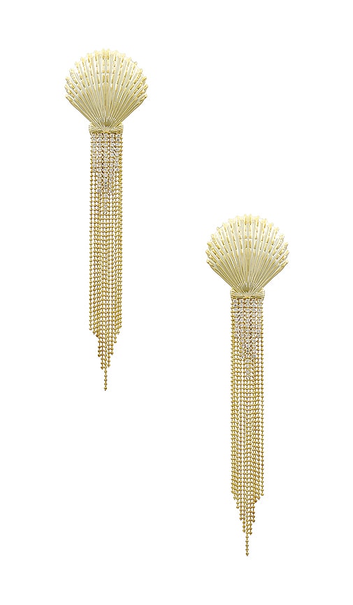 retrofete Shellona Earring in Metallic Gold