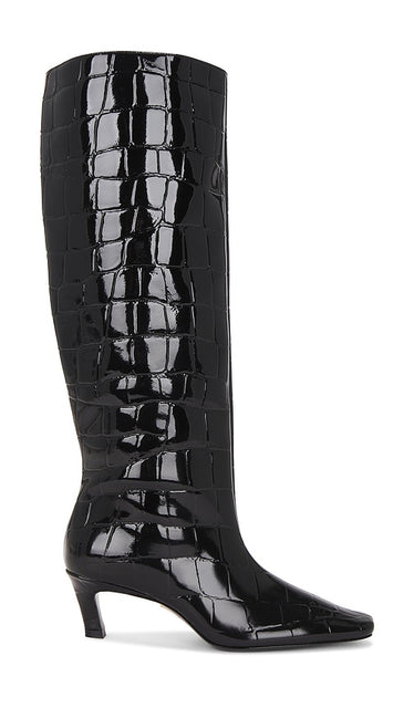 retrofete Taliah Boot in Black | Black Black Boots for Women