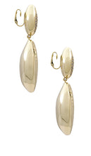 retrofete Vida Shell Earring in Metallic Gold