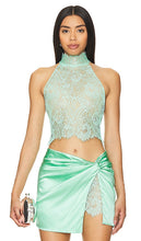 retrofete Violet Top in Green - retrofete Haut Violet en Vert - 绿色复古紫色上衣 - retrofete Violettes Top in Grün - Retrofete 바이올렛 탑 - retrofete Top viola in verde