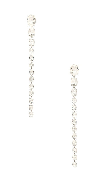 retrofete Willow Earring in Metallic Silver