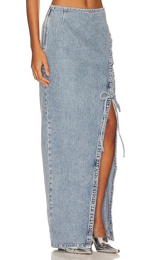 retrofete Zahlia Skirt in Blue
