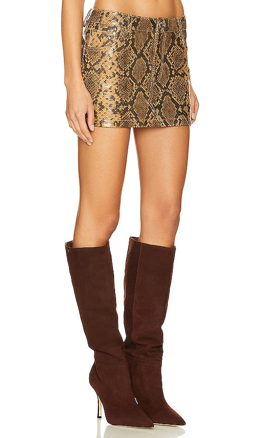 retrofete Zelda Skirt in Brown