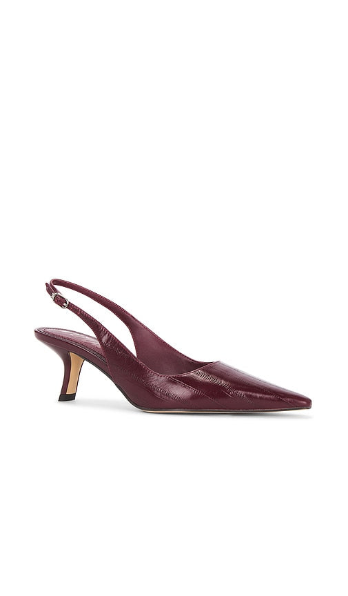 Sam Edelman Bianka Sling Pump in Burgundy