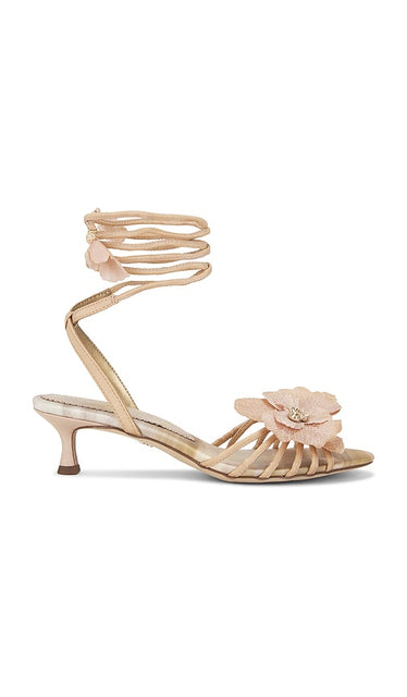 Sam Edelman Carla Sandal in Natural | Ecru Heeled Sandals for Women