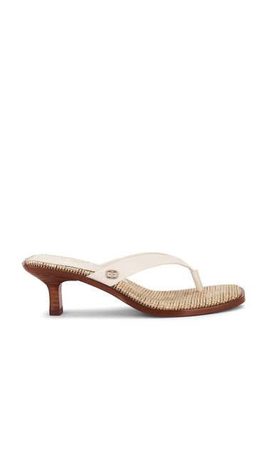 Sam Edelman Dollie Sandal in Ivory | Modern Ivory Heeled Sandals for Women