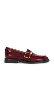Sam Edelman Elaina Loafer in Burgundy | French Merlot Loafers & Oxfords Flats for Women