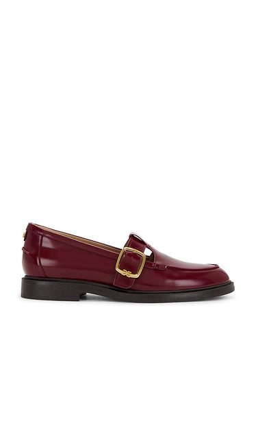 Sam Edelman Elaina Loafer in Burgundy | French Merlot Loafers & Oxfords Flats for Women