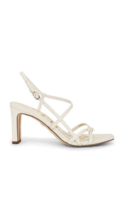 Sam Edelman Emmie Sandal in Ivory | Modern Ivory Heeled Sandals for Women