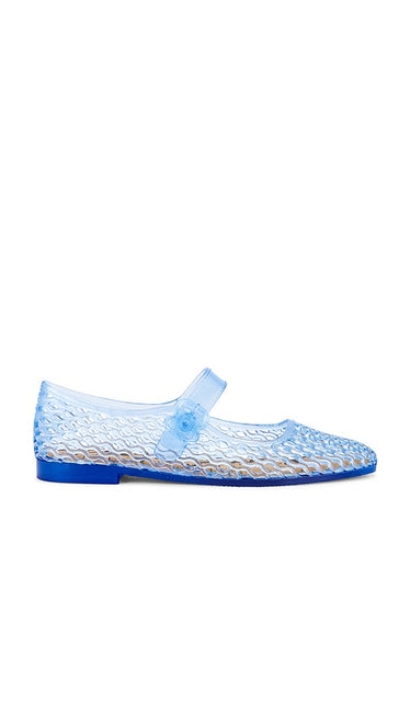 Sam Edelman Michaela Jelly Flat in Baby Blue | Soft Blue Ballet Flats for Women