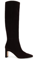 Sam Edelman Sylvia Boot in Brown | Chocolate Brown Knee-High Boots for Women