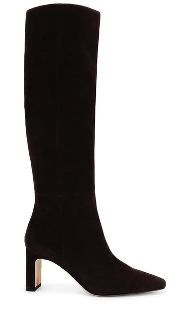 Sam Edelman Sylvia Boot in Brown | Chocolate Brown Knee-High Boots for Women