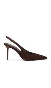 Schutz Alicia Sling Pump in Brown | Root Brown Pump Heels for Women