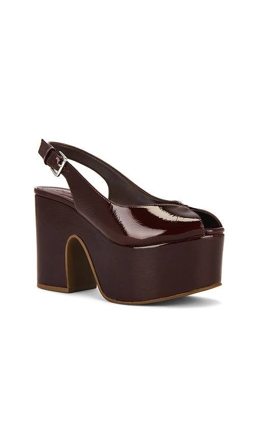 Schutz Brandi Sandal in Chocolate