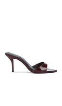 Schutz Elodie Mule in Burgundy | Vino Open Toe Mules for Women