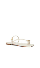 Schutz Elysa Flat in White