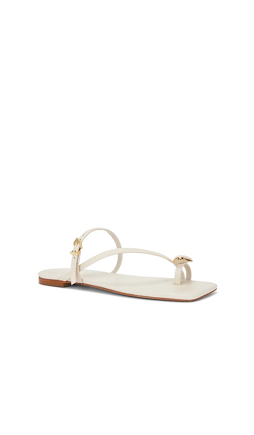 Schutz Elysa Flat in White