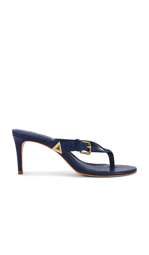 Schutz Ethel Sandal in Navy | Infinite Blue Heeled Sandals for Women