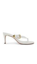 Schutz Ethel Sandal in White | White Heeled Sandals for Women