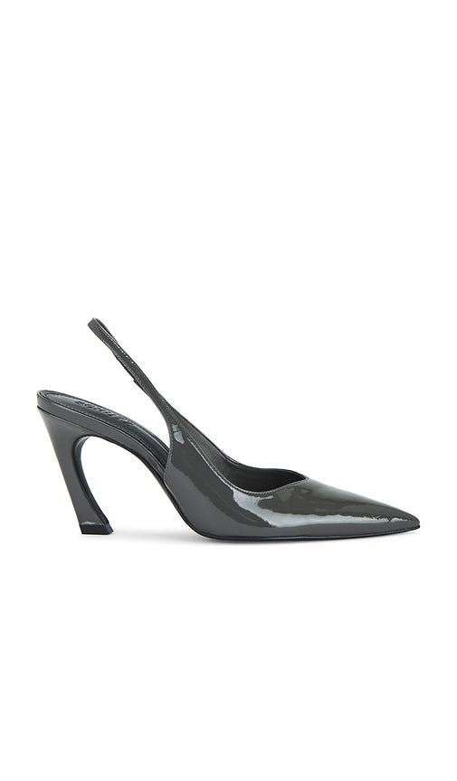Schutz Lexi Sling Pump in Grey | Dark Gray Pump Heels for Women