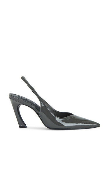 Schutz Lexi Sling Pump in Grey | Dark Gray Pump Heels for Women