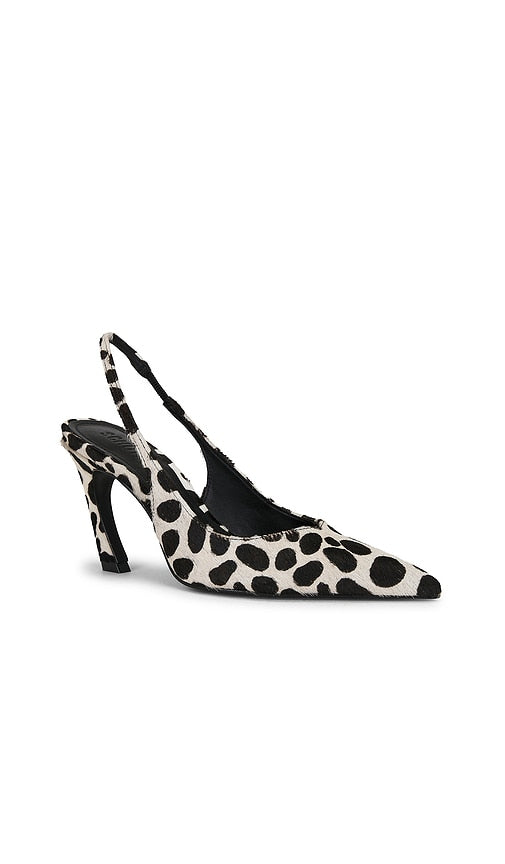 Schutz Lexi Sling Wild Pump in Black,White