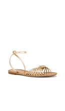 Schutz Livia Sandal in Metallic Neutral