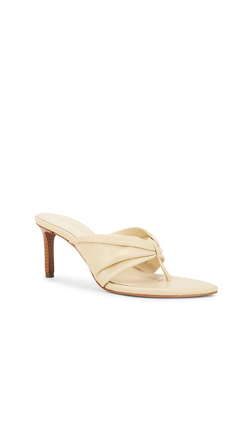 Schutz Lori Mid Sandal in Yellow