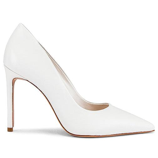 Schutz Lou Pump in White | White Pump Heels for Women