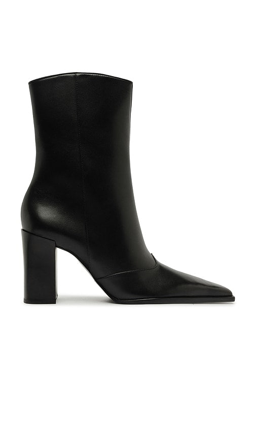 Schutz Raffaela Boot in Black | Black Heeled Boots for Women