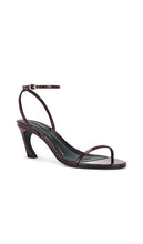 Schutz Siena Curve Mid Sandal in Burgundy
