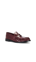 Schutz Tyche Loafer in Burgundy