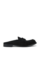 Schutz Tyche Mule in Black | Black Black Flats for Women