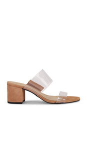 Schutz Victorie Sandal in Beige | Honey Beige Heeled Sandals for Women