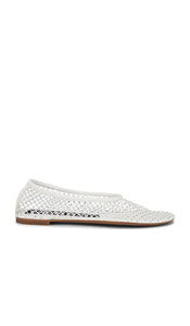 SENSO Clarissa Flat in White | Ice Ballet Flats for Women