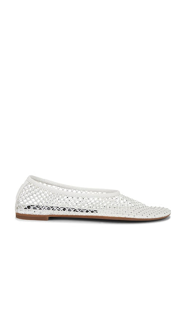 SENSO Clarissa Flat in White | Ice Ballet Flats for Women