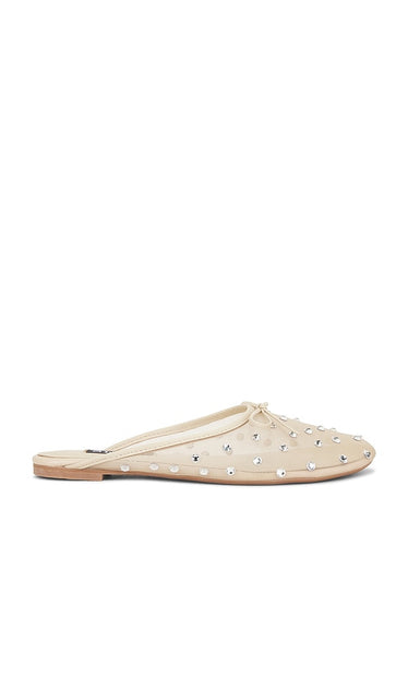 SENSO Cole Flat in Ivory | Vanilla Flat Slides for Women