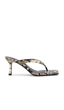 SENSO Elvie III Sandal in Beige | Python Open Toe Heels for Women