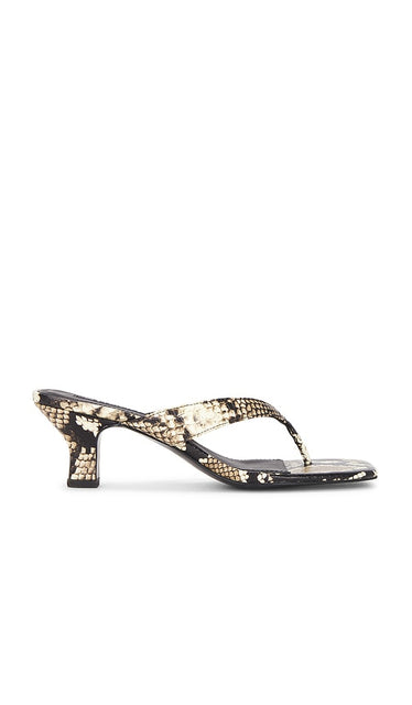 SENSO Poesie Sandal in Cream | Python Heeled Sandals for Women