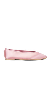 Seychelles Georgette Ballet in Blush | Blush Satin Ballet Flats for Women
