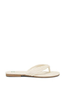 Seychelles Laguna Sandal in Cream | Cream V-nubuck Flip Flop Sandals for Women