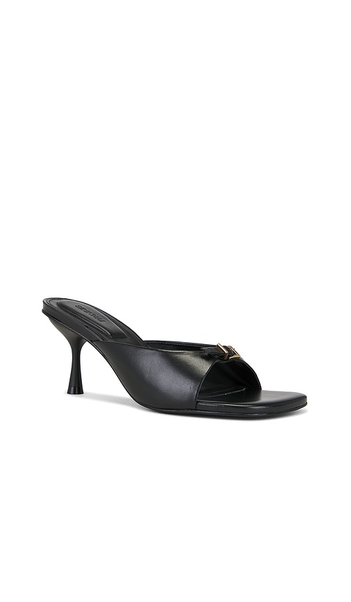 SIMKHAI Carey Leather Mule in Black
