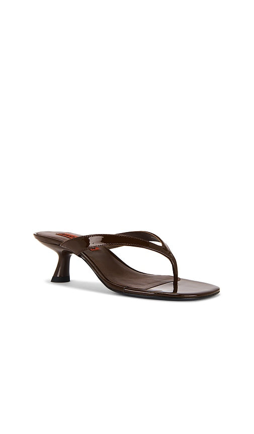 SIMONMILLER Beep Thong Sandal in Chocolate