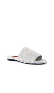 SIMONMILLER Verano Espadrille Sandal in Metallic Silver