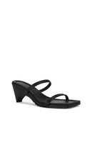 St. Agni Double Strap Arc Wedge in Black