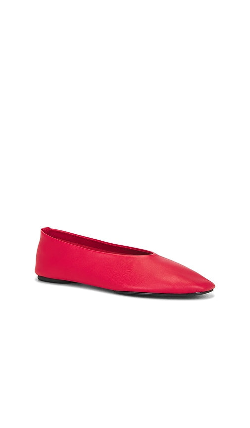 St. Agni Soft Glove Ballet Flat in Red